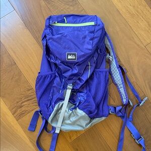 REI Purple and Gray Outdoor Backpack